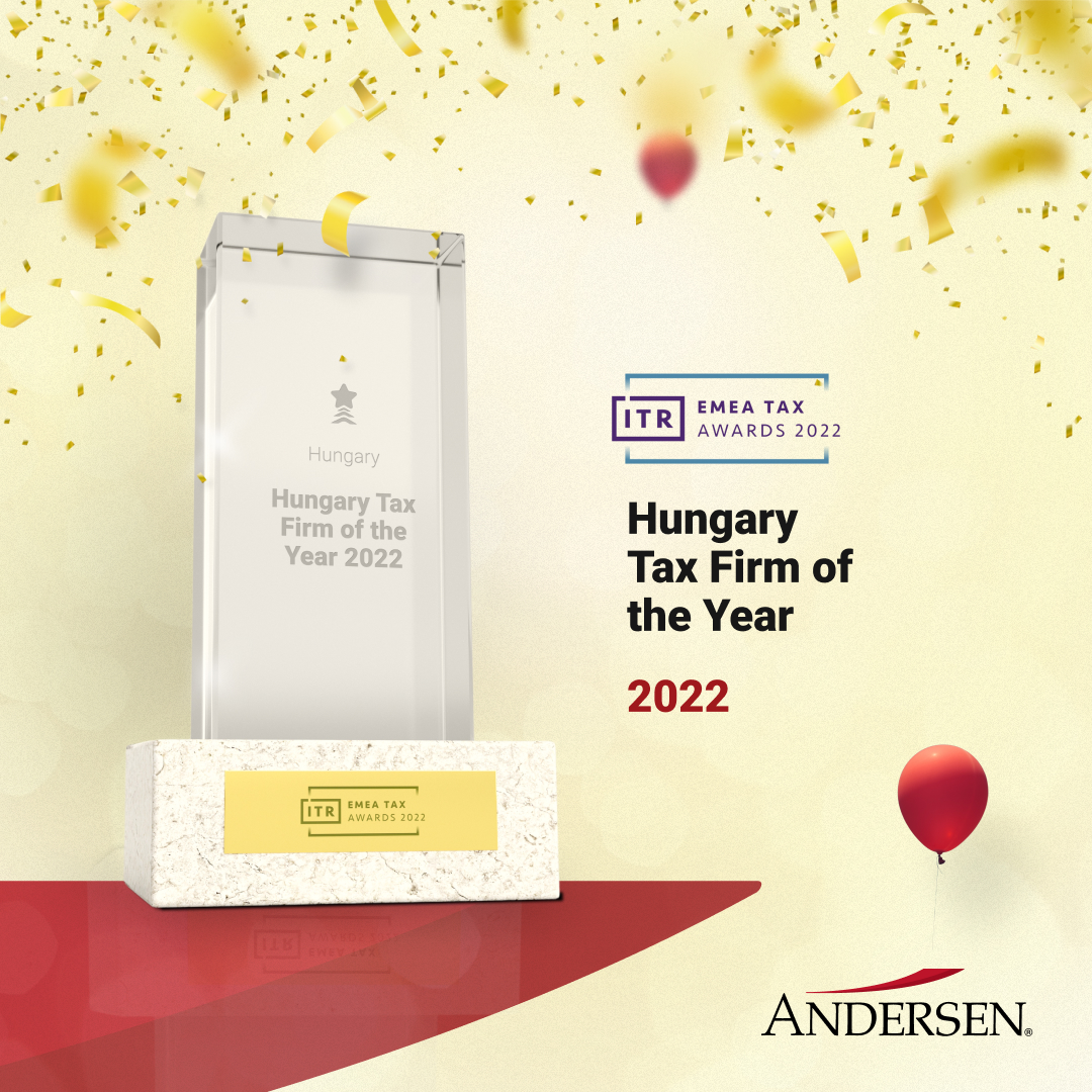 ITR Names Andersen Tax Firm of the Year in Hungary Again